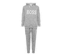 Ladies Like A Boss Printed Full Sleeve Tracksuit Playsuit Womens Jogging Suit#(Grey Like A Boss Print Hoodie Tracksuit#UK 14#Womens)