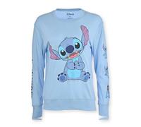 Ladies Lilo and Stitch Shirt - Ladies Classic Lilo and Stitch Long Sleeve Top with Sleeve Prints