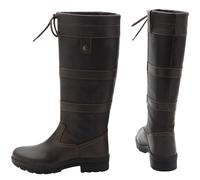 Ladies Long Country Boots Leather Waterproof Horse Rider Walking Riding Shoes