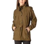 Ladies Long Shooting Smock Womens Waterproof Hunting Smocks Overhead Mesh Lined Field Coat (UK, Numeric, 14, Regular, Regular, Light Khaki)
