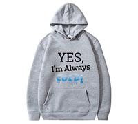 Ladies Long Sleeve Casual Top Letter Print Hooded Loose Sweatshirt with Pockets (Grey-2, M) Hoodie Blanket Hoodie Women Uk Purple Black Sweatshirt Kids Coronation Gifts Pilates Sale Clearance Items