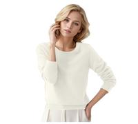 Ladies Long Sleeve Crewneck Cashmere Cardigan Oversized Fall Winter Sweaters Spring Summer Sweater Jumpers UK Casual Classic Lightweight Knit White