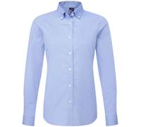 Ladies Long Sleeve Oxford Shirt Premier Part Organic Cotton Blouse