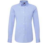 Ladies Long Sleeve Oxford Shirt Premier Part Organic Cotton Blouse