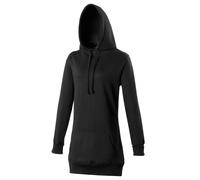 Ladies Longline Hoodie Girls Soft Sweatshirt Womens Long Line Fitted Sweatshirt