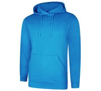 Ladies Loose Fit Plain Deluxe Hoodie Size 10 - 34 Plus Unisex Hooded Sweatshirt