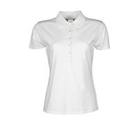 Ladies Luxury Stretch Polo Shirt - White - S