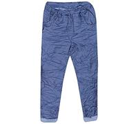 Ladies Magic Trousers Denim Look Super Stretch Magic Tie String Comfy Jeggings (Light Denim, One Size Fit 8-14 UK)