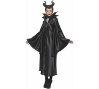 Ladies Maleficent Fancy Dress Costume Womens Official Disney Halloween Outfit