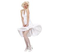 Ladies Marilyn Costume Medium UK 10-12 for Monroe 50s Fancy Dress