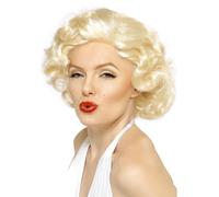 Ladies Marilyn Monroe Film Star Blonde Bombshell Fancy Dress Wig
