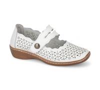 Boulevard L641G-6 Womens Leather Shoe White Size 6