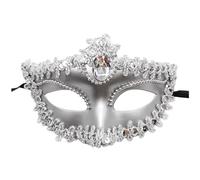 Ladies Mask Halloween Ball Eye Mask Cosplay Party Masquerade Ball Women DIY Peacock Show Half Face Mask Electroplating Diamond Spray Paint Princess Mask