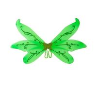 Ladies Maxi Green Fairy Wings with Gems 125x72cm Fancy Dress Accessory