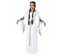 Ladies Medieval Lady White Costume