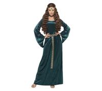 Ladies Medieval Maid Marion Fancy Dress Costume Plus Size by Smiffys