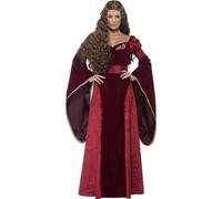 Smiffys Deluxe Medieval Queen Costume, Red (Size M) (US IMPORT)