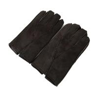 Ladies/Mens Sheepskin Gloves Genuine Sheep Skin Real Leather Warm Winter Gloves With Cuff Skiiing Shearling Mitts Warm