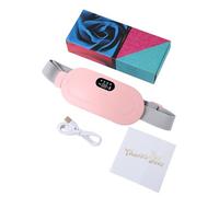 Ladies Menstrual Heating Pad Warm Palace Belt Relieve Menstrual Pain Hot Compress Massager Uterus Cold Dysmenorrhea Relieving Belt Heat Pad for Period Pain Relief Easy to Use and Carry