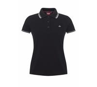 Ladies Merc London Classic Retro Mod Slim Fit Soft CottonPolo Shirt Rita - Black