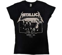Ladies Metallica Masters of Puppets Photo Official Tee T-Shirt Womens Girls (Medium) Black