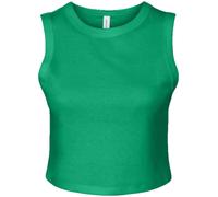 Ladies Micro Rib Muscle Crop Tank Top XS-XXL Bella+Canvas