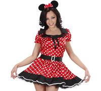 Ladies Mouse Girl Costume Large UK 14-16 for Animal Jungle Farm Fancy Dress