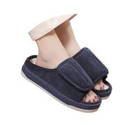 Ladies Mule Slippers Open Toe Bedroom Wide Fit Fuzzy Home Slipper | Bedroom Slippers Womens,Gifts for Women,Memory Foam Slippers Women,Cute Slippers,Cozy,Spring,Faux Fur,Winter