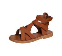 Ladies Mules Comfortable Womens Casual Sandals Open Toe Design Perfect for Spring and Summer Easy Pair with Jeans Mid Heel for All Day Comfort, brown, 7 UK