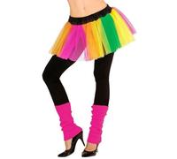 Ladies Multicolour Neon Tutu 1980s