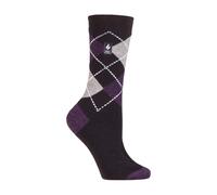 Ladies Non Slip Thermal Low Cut Slipper Bed Socks with Grips
