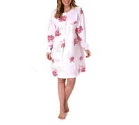 Ladies Nursing Care Nightshirt Open Back Long Sleeve, Hospital Incontinence Nightdress