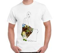 Ladies of Canyon Joni Mitchell Jolk Cool Vintage Mens T Shirt 90 Colour1 Size L White