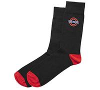 Ladies Official TFL Licensed Roundel Embroidery Socks - Mind the Gap, London & Underground Designs - Comfort Fit Sock Size 4-7 | British UK Souvenir Gift