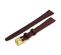 Ladies Open Ended Leather Watch Strap/Band for Vintage Watches 12mm Wide Brown G