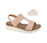 Cipriata Aladina Wedge Sandal Womens | Sandals | Nude Patent | UK Size 4