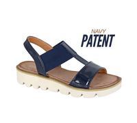 Ladies Open Toe Wedge Sandals Cipriata L221 Stretch Fit Elasticated Strap Shoes