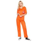 Ladies Orange Prisoner Costume