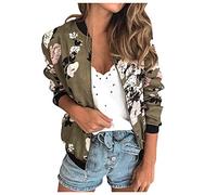 Ladies Outwear Zipper Up Casual Coat Retro Jacket Womens Floral Women's Coat Ladies Work Jackets