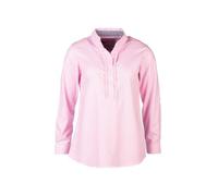 Ladies Overhead Ruffled Collar Shirt Women's Country Colour Check Shirts (UK, Numeric, 12, Regular, Regular, Poppy Pink)