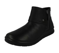 (Black, UK 3) Ladies Padders 2E/3E Fitting Ankle Boots - Springs