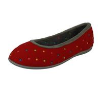 Ladies Padders Casual Slip On Slippers - Ballerina