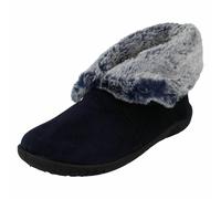 Ladies Padders Faux Fur Cuffed Slippers - Esme
