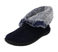 Ladies Padders Faux Fur Cuffed Slippers 'Esme'