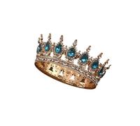 Ladies' Party Crown Princess Queen Crown Full Round Crystal King Tiaras Bridal Wedding Hair Accessoriesedding Tiara For Women(Color 09)