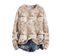 Ladies Patchwork Jumper Dress & Sweater - Long & Short Sleeves, Cable Knit, Christmas T-Shirts - UK Women's Clothing