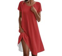 Ladies Petite Summer Dresses Dress for Teenagers XL with Pockets Long Sleeve Gown Buttoned Flapper Maxi Dress Cape Dresses Beach Wrap Skirt Curvy Black Tunic Disco Accessories