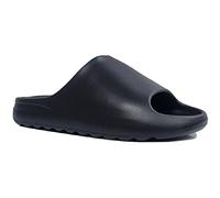 Ladies Pillow Slides Sliders Sandals Chunky Open Toe Slip On Womens Mule Slipper Black UK 8