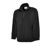 Ladies Plain Classic Micro Fleece Jacket Womens Outdoor Casual Work Top | XS-3XL