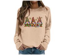 Ladies Plain Sweatshirt Green Christmas Jumpers Thermal Fleece Jumpers Electric Gilet for Women UK Ladies Velvet Jackets Zip Up Hoodie Women Women's Tops Long Coat (Khaki, XXL)